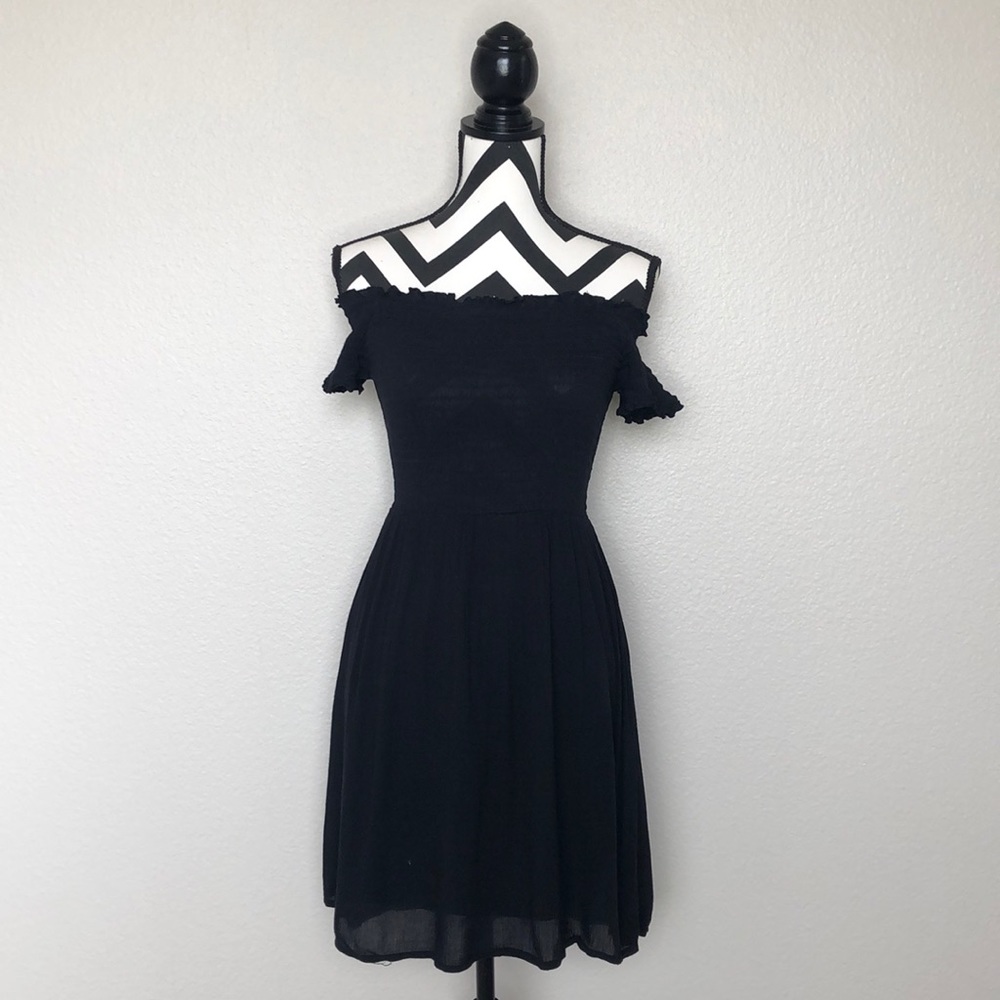 Off the Shoulder Smocked Dress